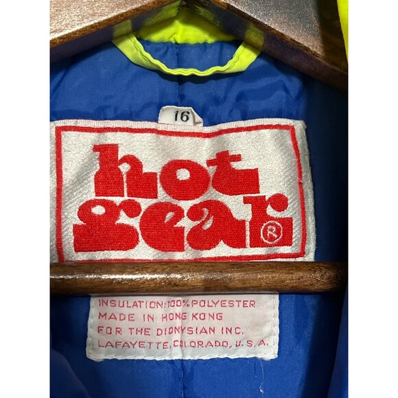 Vintage Hot Gear Youth Size 16 Waterproof Jacket Fits Women’s Small - Picture 3 of 7